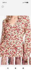 Rixo Olinda Long Sleeve Mini Dress size XS