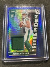 2024 Donruss Optic - Rookie Phenom Jordan Travis #RPB-JTS Blue Hyper Prizm (RC)