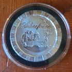 Silver Towne Miner And Mule Poker  Stacker 1 Troy Oz 999 Silver Stacker Round