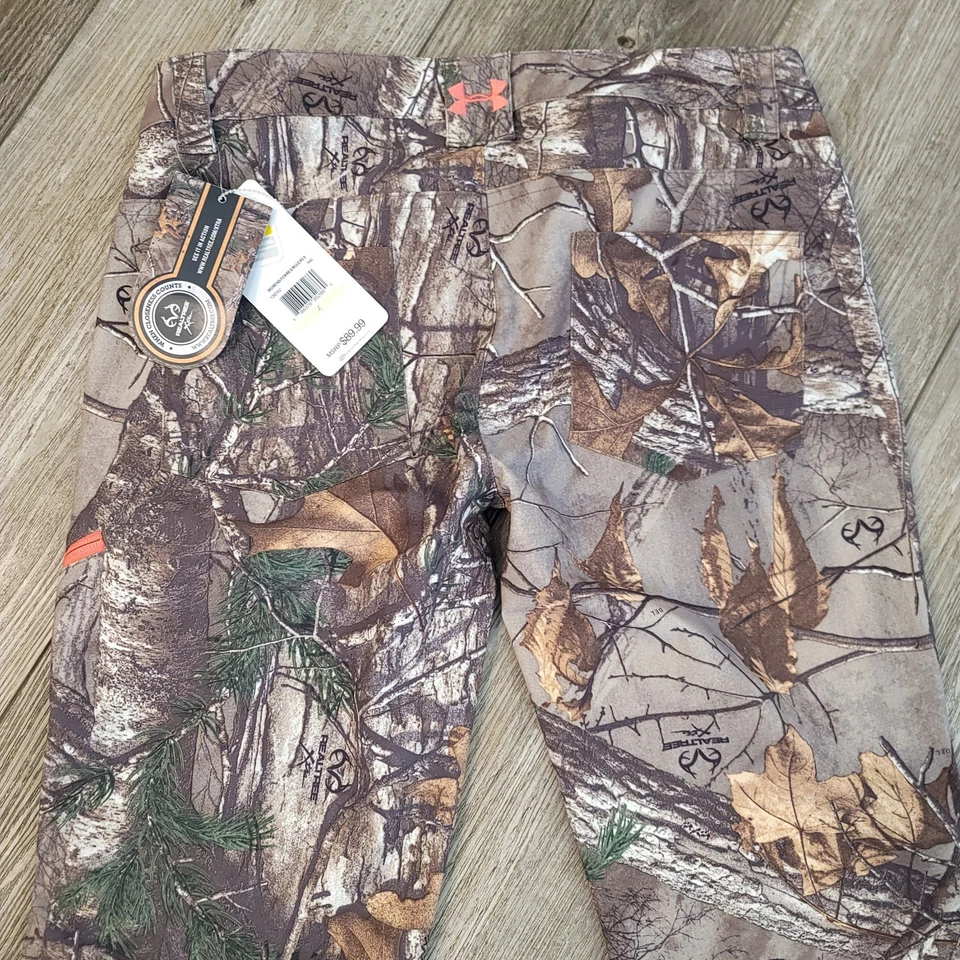 NEW UNDER ARMOUR Womens All Season Gear REALTREE Hunting Pant Scent Control Sz 4 - Image 4 of 4