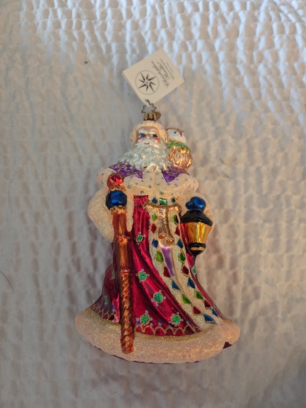 Christopher Radko Wisdom and Light Ornament Lmtd Edition NWT *Signed*