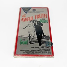 The Awful Truth 1937 Betamax Beta Tape Columbia B W Vintage Open