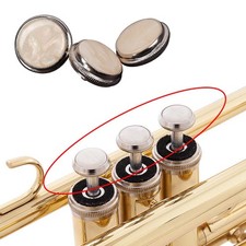 3x Trumpet Valve Caps Diameter 17mm Finger Buttons