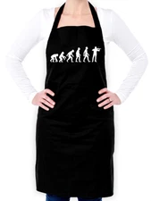 Evolution of Man Violinist Unisex Apron - Violin - Fiddle - Music - Instrument