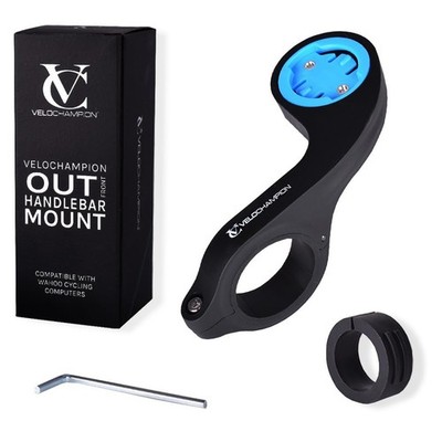 VeloChampion Out Front Bike Handlebar Mount 4.3 cm x x 11 cm, Black