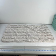 Faux fur body pillow cover 39x20"