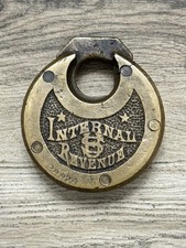 Vintage Antique Internal Revenue Service Padl...