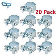 19/32" (13mm - 15mm) 20 Pcs Fuel Injection Hose Clamp / Auto Fuel Clamps