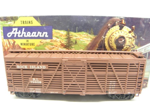 ATHEARN 40' STOCK CAR ROCK ISLAND - RI #796608 - ESCALA HO | Zustand: Used