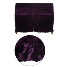 5Colors Fashionable Pleuche Upright Full Piano Dust Cover Instruments Accessory