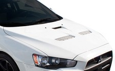 For 2008-2017 Lancer Lancer Evolution 10 Duraflex Evo X Look Hood - 1 Piece