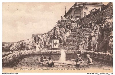 AXWP6-0580-06 - CAP D'ANTIBES - Eden-Roc - Das Schwimmbad zur Stunde des Badens