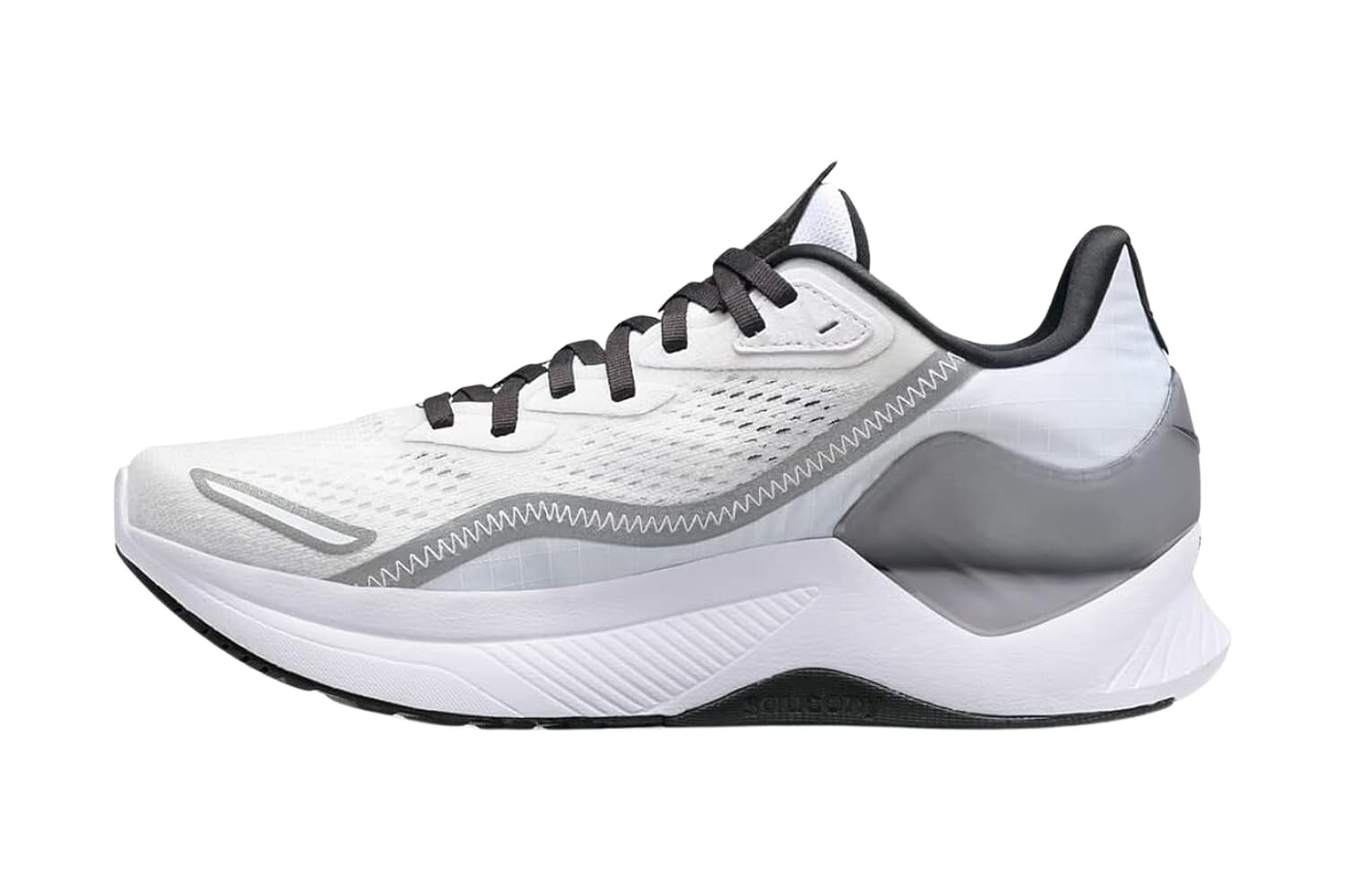 Saucony Womens Endorphin Shift2 Shoes, Black and White