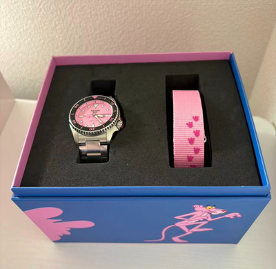 Seiko 5 Sports SKX Pink Panther Limited Edition SBSA321 Men's Day