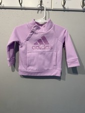 Adidas purple baby girl sweatshirt Size 6 mon...