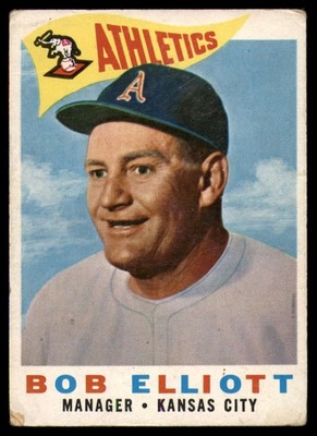 1960 Topps #215 Bob Elliott VG Very Good Athletics MG          ID:107809