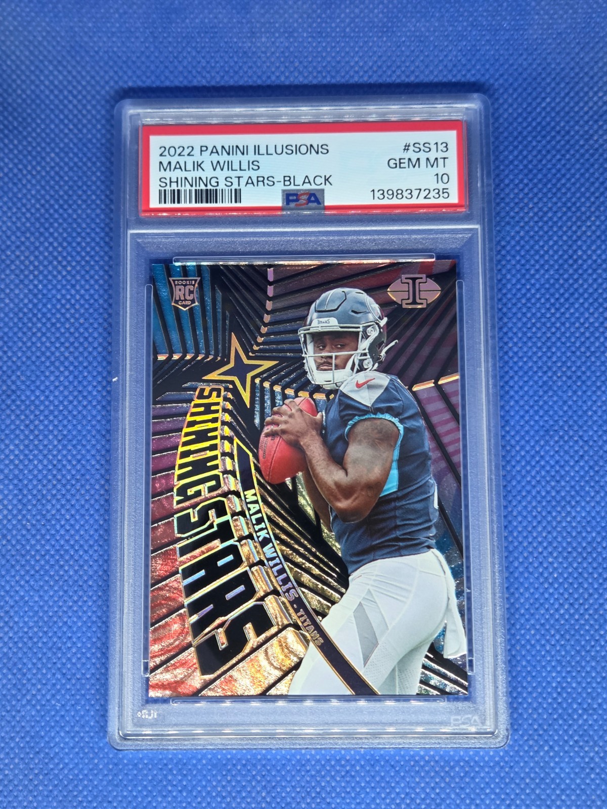 Malik Willis Panini Illusions Shining Stars #SS13 Black