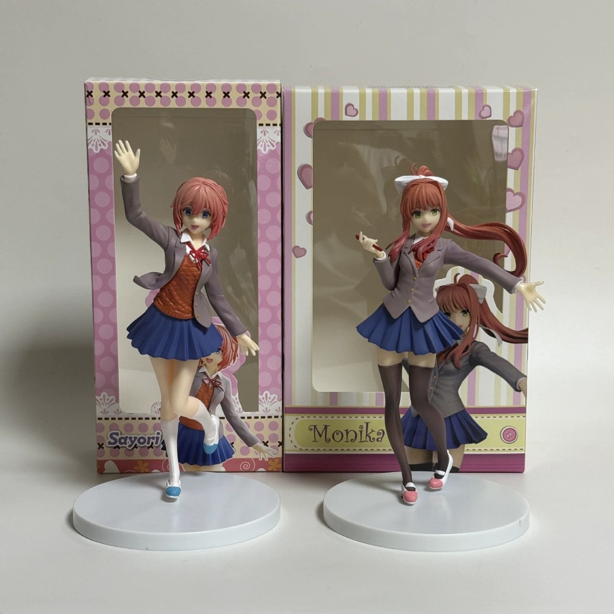 Monika & Sayori Figure Anime Doki Doki Literature Club! Model Toys