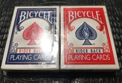 2 Vintage Sealed Bicycle Rider Back Poker Playing Cards - Cincinnati Ohio 