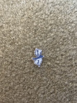 Vintage Knobby Krafters Battleship NJ 1962 Lapel Pin