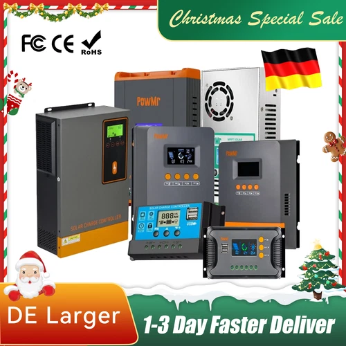 Solar Laderegler 20A 30A 60A 140A  MPPT Solar Controller Regulator 12V/24V/48V