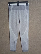 Spanx Seamless Sculpt Leggings Medium Spacedye Cloudy Grey #50285R 