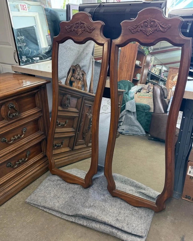 White Furniture Co Oversized Dresser & Matching King Bed Frame - Image 2 of 4