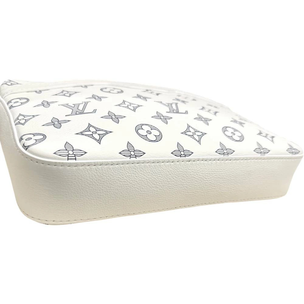 AUTH LOUIS VUITTON M24754 TRIO MESSENGER BAG WHITE MONOGRAM SHADOW