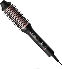 CINOSTAR Heated Round Brush for Blowout Look Volumizer, 1.5 inch Blush Gold 