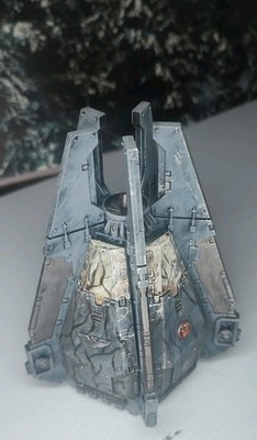 Warhammer 40 K Drop Pod, Landungskapsel, Bemalt Außen, Innen Unbemalt!