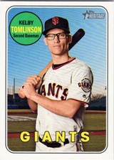 2018 Topps Heritage #681 Kelby Tomlinson San Francisco Giants