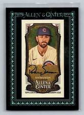 2024 Topps Allen & Ginter Dansby Swanson Framed Mini Auto Black /25 Cubs