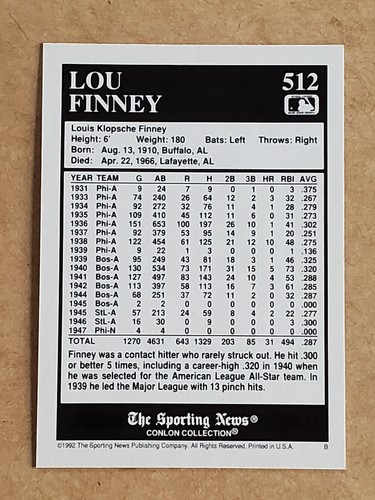 Tarjetas coleccionables de béisbol 1993 1994 colección Conlon tú eliges 50% de descuento 2 o más - Imagen 179 de 299