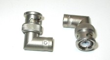 Lot of 2 Kings KC-99-35 BNC Male to BNC Female Right Angle Connectors NOS