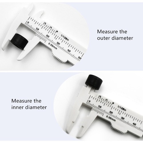 Mini Verniers Calipers Double Scale Plastic Rulers Sliding Gauges Rulers for - Picture 7 of 10