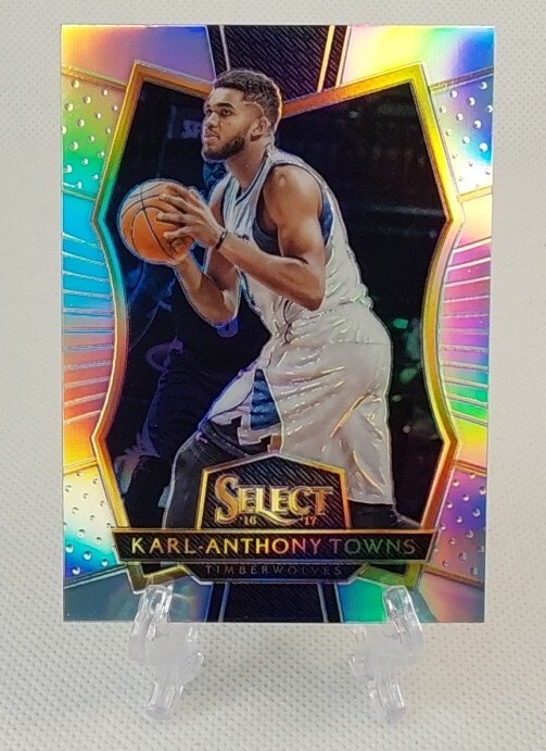 🏀2016-17 prizm KARL-ANTHONY TOWNS (silver prizm) #125🏀 *Timberwolves* *Knicks*
