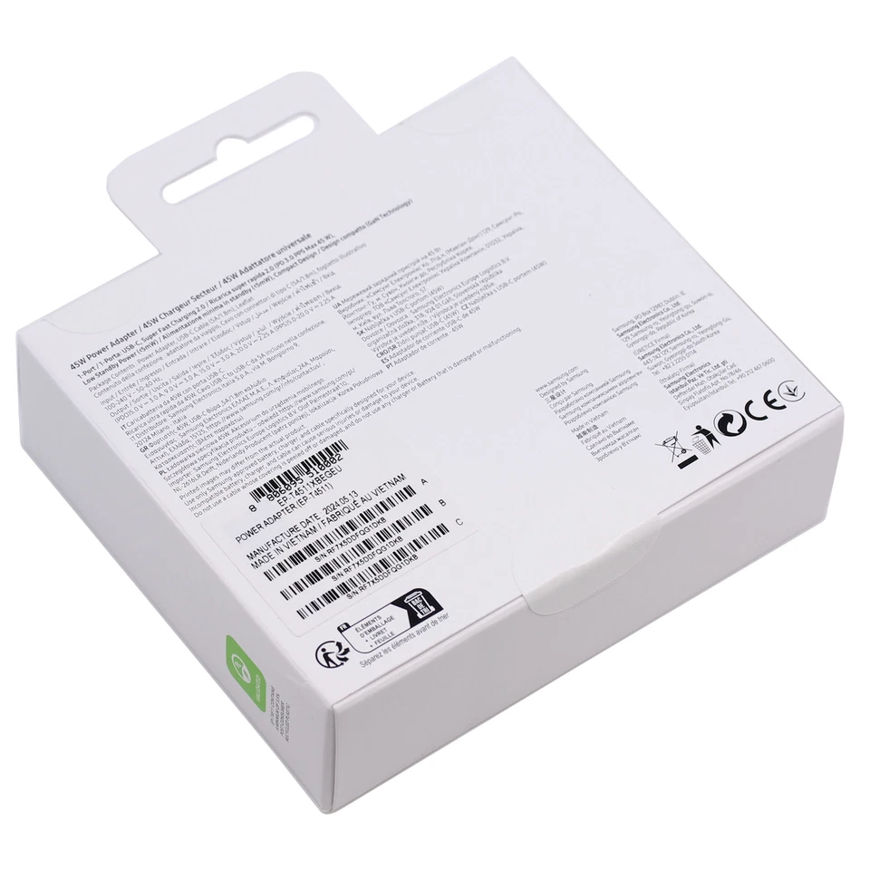 Original Samsung Fast Charge 45W Ladegerät EP-T4511 S24 Ultra S24 Plus S24 - Bild 2 von 4