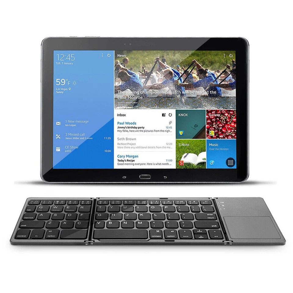 Mini folding keyboard Touchpad Foldable Wireless Keypad for Windows/Android/ios - Image 2 of 4