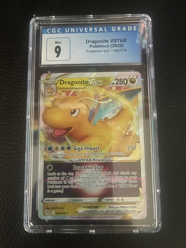 Dragonite VSTAR graded CGC 9 for sale on eBay