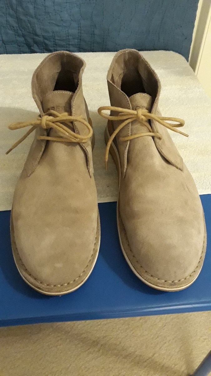 Greats Brooklyn suede chukka high top mens 13 gray