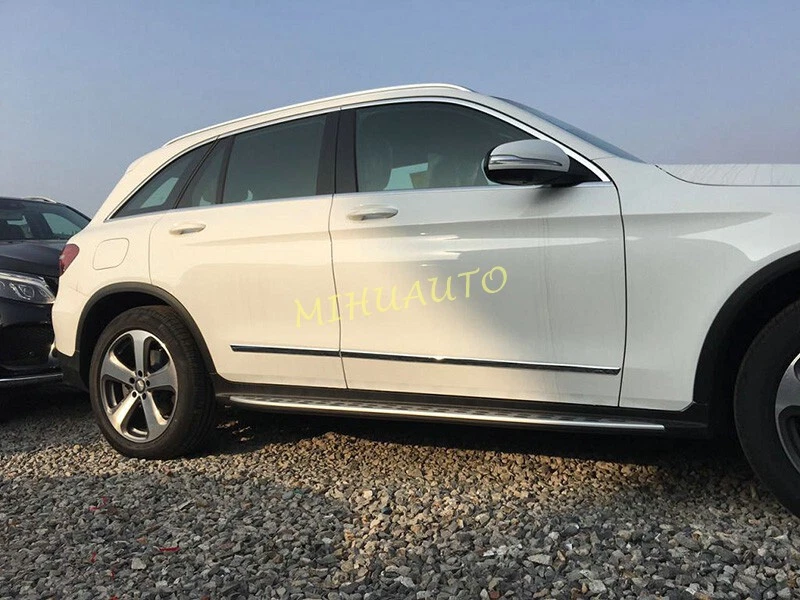 Chrome Door Body Side Molding Cover Trim For 2017-22 Mercedes-Benz GLC X253 C253 - image 2 of 4