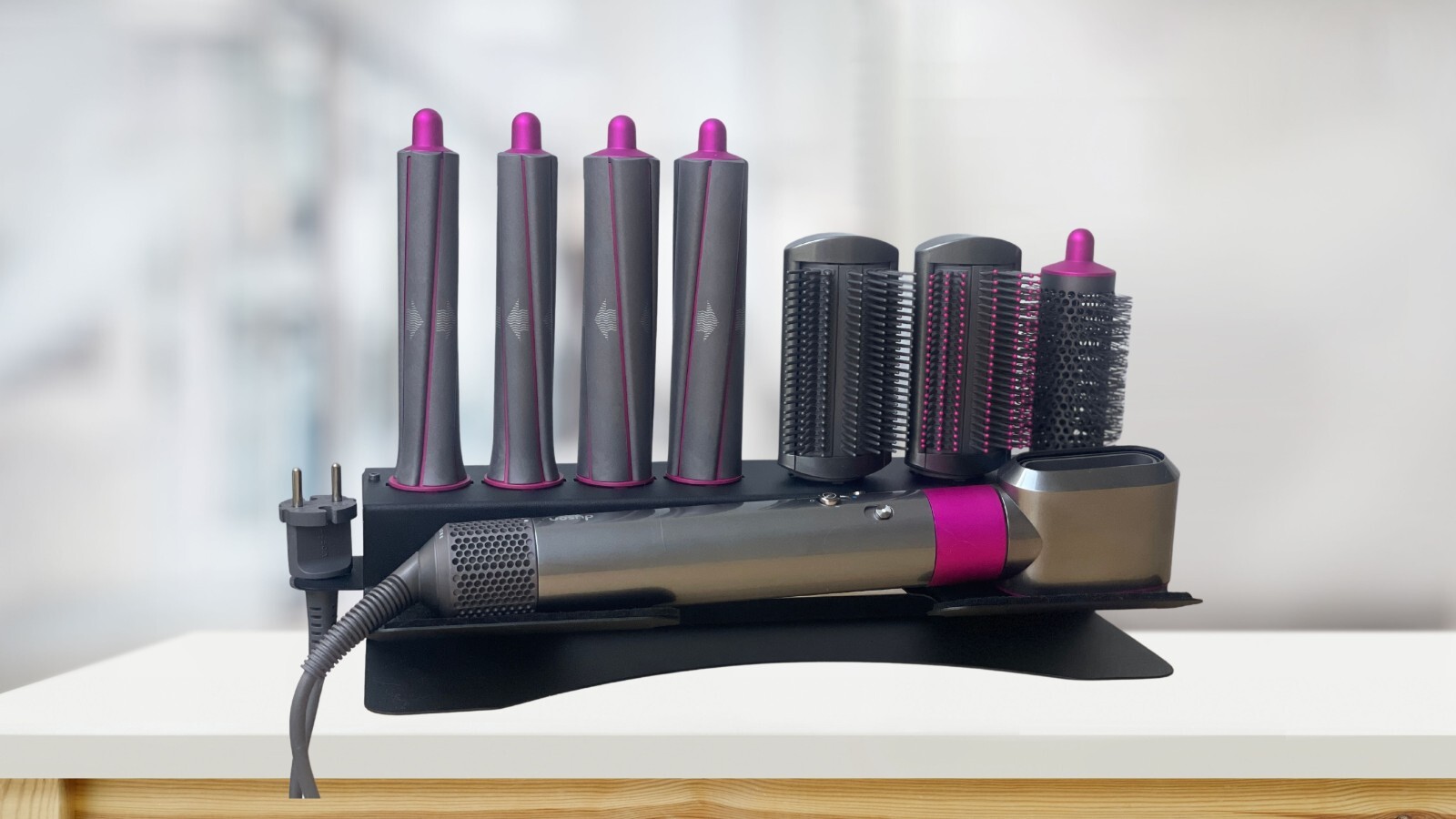 Dyson Airwrap Stand, Dyson Accessories holder, Dyson hair dryer