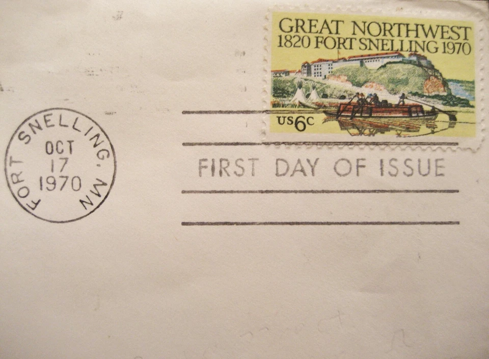 United States Stamps GREAT NORTHWEST 1820 FT SELLING 1970 First Day Issue Stamp - Image 2 of 4