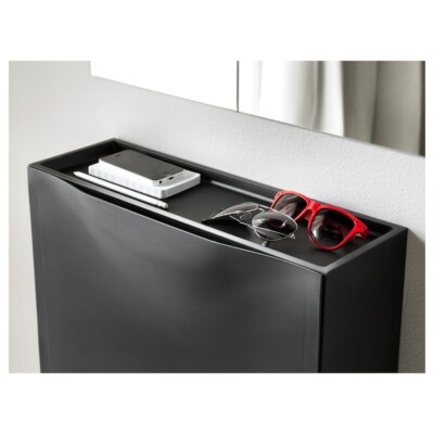New Black IKEA Trones shoe Storage Stackable cabinet Drawer