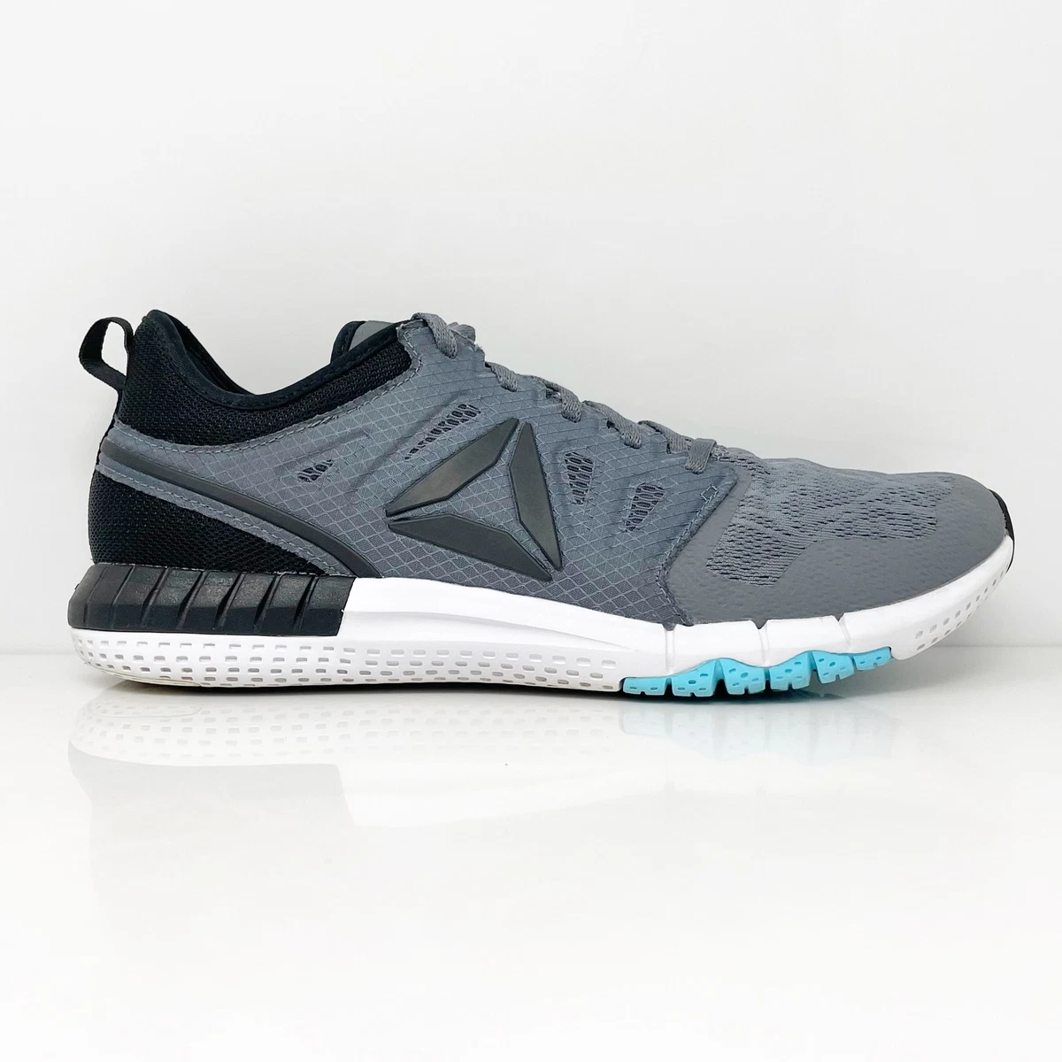 Reebok Womens Zprint 3D AR2869 Gray Running Shoes Sneakers Size 10