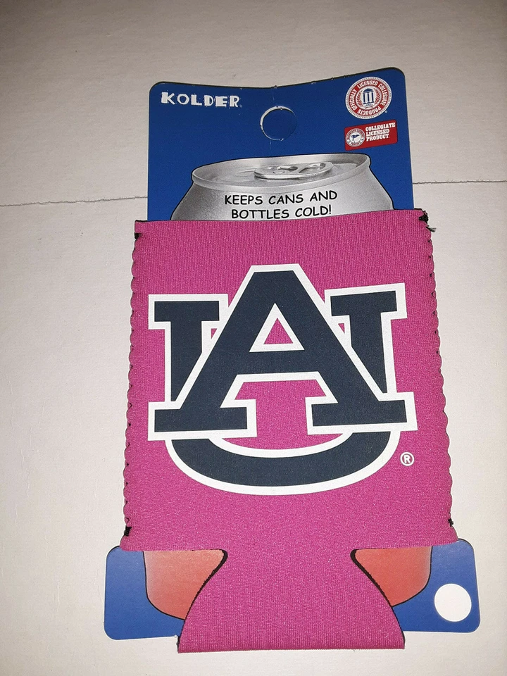 Lata plegable Koozie Auburn Tigers NCAA rosa frío (juego de 4) Foto 2 de 2