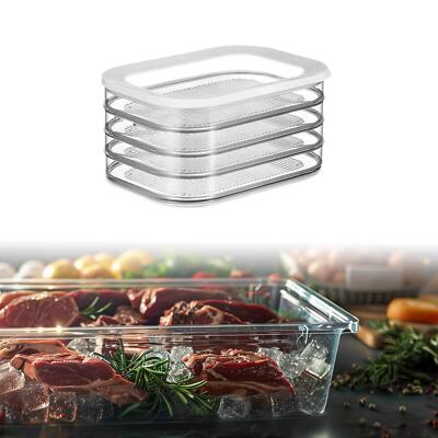 Feinkost Fleischbehälter mit Deckel Feinkost Fleischeroner für Aufschnitt Feinkost Fleisch Truthahn