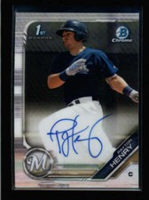 PAYTON HENRY 2019 BOWMAN CHROME ON CARD ROOKIE AUTOGRAPH AUTO RC AX5058