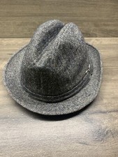 Vintage Mens United Hatters Cap Millinery Union Tweed Fedora Hat Large