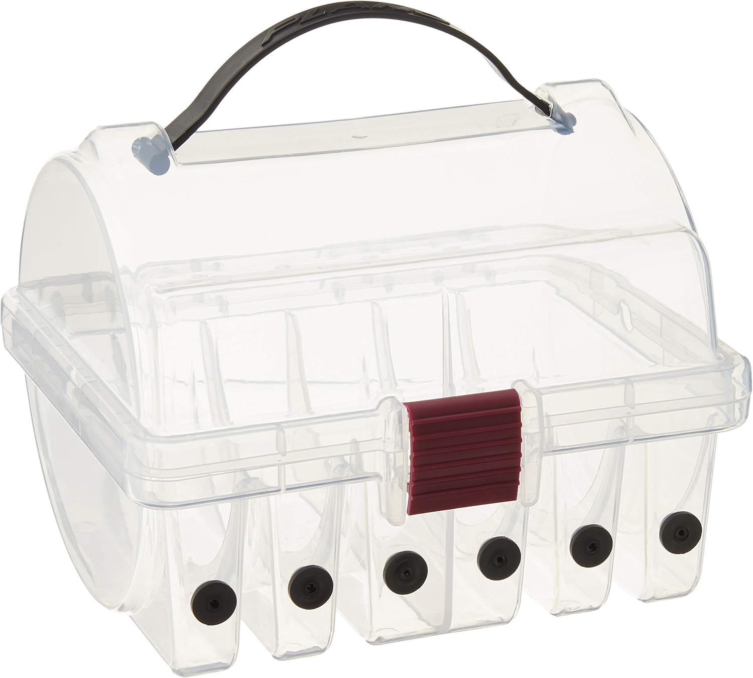 108700 Leader Spool Box, Clear, One Size, Transparent/Black